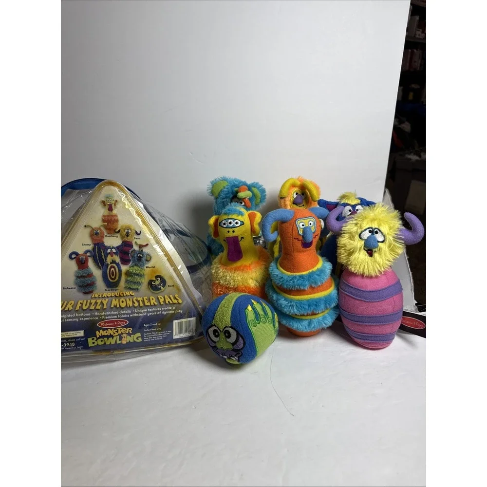 Melissa‎ & Doug 6 Pin Plush Monster Bowling